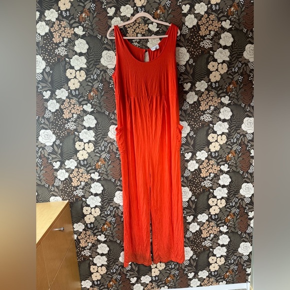 Emilia George Hazel Maternity Jumper in orange size large - Picture 6 of 8